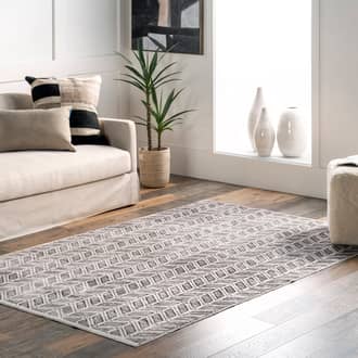 Janae Chevron Washable Rug secondary image