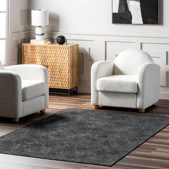 Carla Washable Hazy Solid Rug secondary image