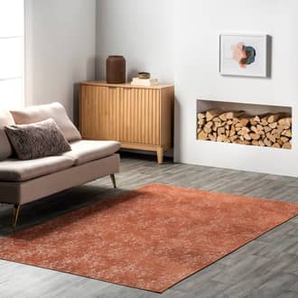 Carla Washable Hazy Solid Rug secondary image