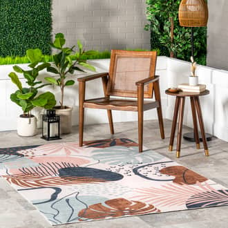 Keyla Palm Washable Indoor/Outdoor Rug secondary image