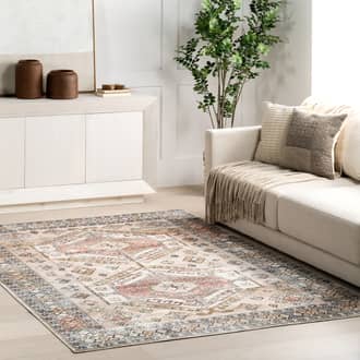 6' x 9' Ria Geometric Washable Rug secondary image