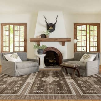 8' x 10' Briar Geometric Washable Rug secondary image