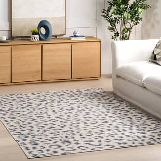 6' x 9' Tessa Leopard Washable Rug secondary image