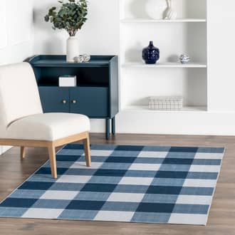 Alanna Buffalo Plaid Washable Rug secondary image