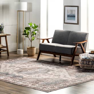 4' x 6' Joyce Medallion Washable Rug secondary image