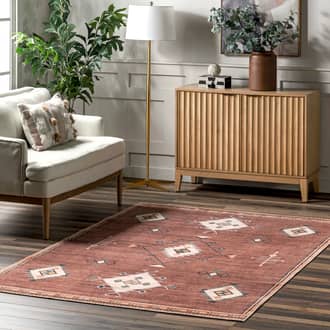 4' x 6' Poppy Persian Washable Rug secondary image