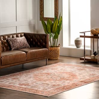 Mara Medallion Washable Rug secondary image