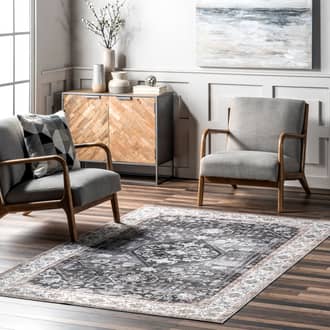 3' x 5' Zella Washable Vintage Rug secondary image