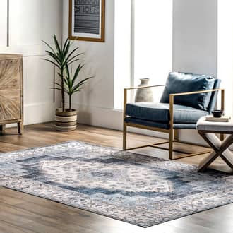 Maria Oasis Medallion Washable Rug secondary image