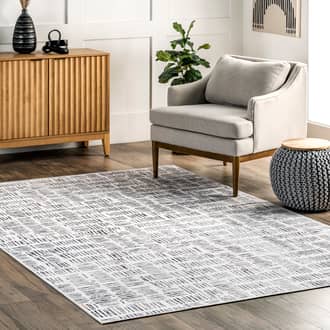 Margaret Washable Crosshatch Rug secondary image