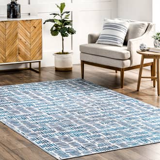 Margaret Washable Crosshatch Rug secondary image