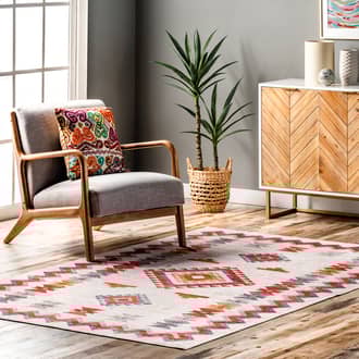 Nancy Southwestern Diamond Washable Rug secondary image