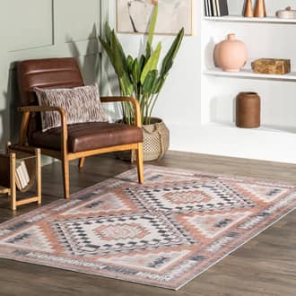 Violeta Timeless Medallion Washable Rug secondary image