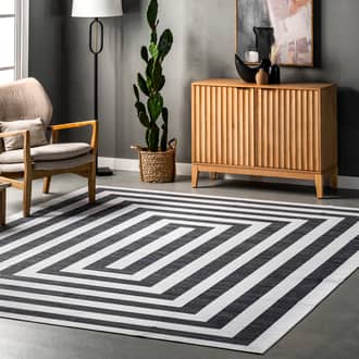 Janelle Washable Stripes Rug secondary image