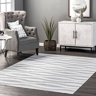 5' x 8' Sherri Washable Waves Rug secondary image