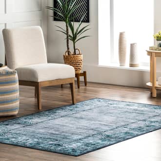 4' x 6' Sahara Distressed Washable Rug secondary image