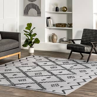 Beatrice Washable Trellis Rug secondary image