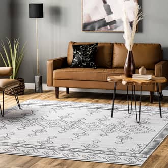 Coraline Washable Diamond Rug secondary image