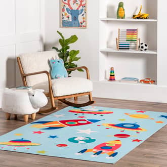 Aurelie Kids Washable Space Rug secondary image