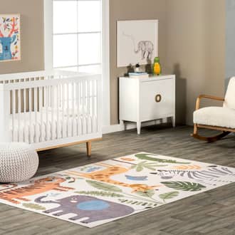 Debra Kids Washable Jungle Friends Rug secondary image