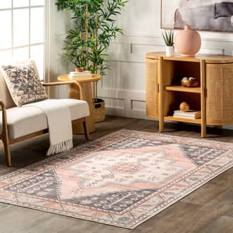 5' x 8' Priscilla Washable Faded Rug secondary image