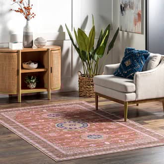 4' x 6' Gemma Washable Disks Rug secondary image