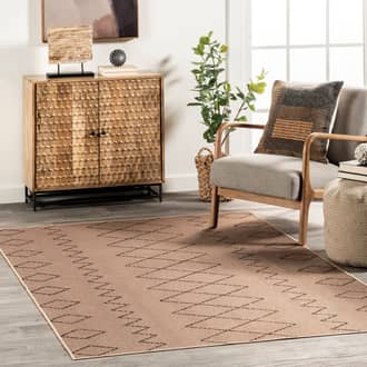 Alexandra Easy-Jute Washable Zig Zag Rug secondary image