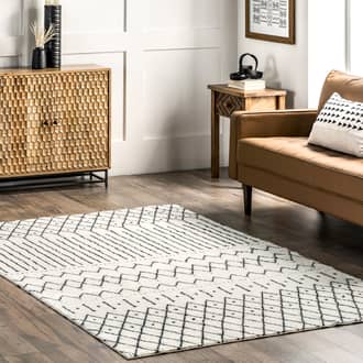 Kacey Washable Trellis Rug secondary image