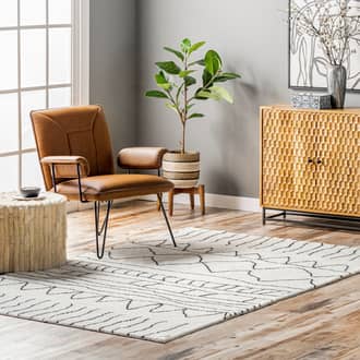 5' x 8' Ramona Striped Washable Shag Rug secondary image