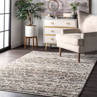 Banded Tribal Rug secondary image