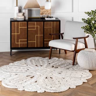 Braided Floral Blossom Rug secondary image