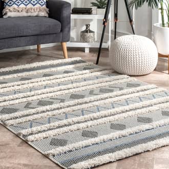 Textured Stripes Rug secondary image