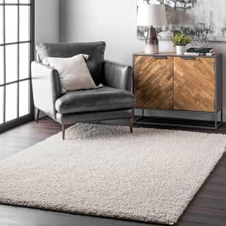 4' x 6' Soft Solid Shag Rug secondary image