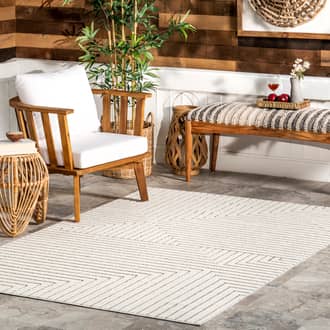 4' x 6' Ashlyn Parallel Stripes Indoor/Outdoor Rug secondary image