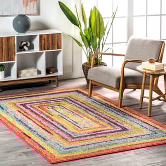 4' x 6' Florid Labyrinth Rug secondary image