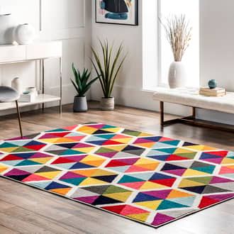 Prismatic Simon Honeycomb Rug secondary image