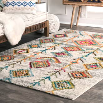 Aztec Diamonds Shag Rug secondary image