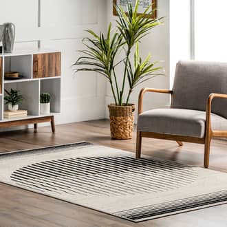 6' 7" x 9' Irene Sunset Bordered Rug secondary image