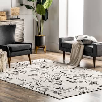 Amalia Contemporary Collage Rug secondary image