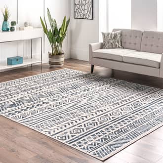 Emma Banded Geometric Rug secondary image