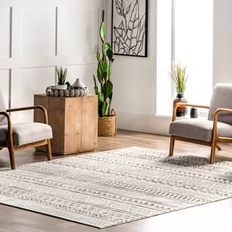 Emma Banded Geometric Rug secondary image