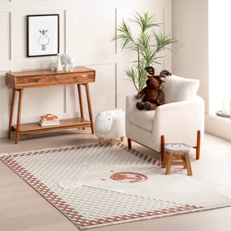 Wilma Kids Bear Fringed Rug secondary image