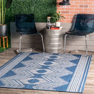 Iris Totem Indoor/Outdoor Flatweave Rug secondary image