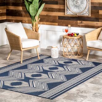 Iris Totem Indoor/Outdoor Flatweave Rug secondary image