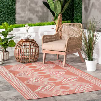 Iris Totem Indoor/Outdoor Flatweave Rug secondary image