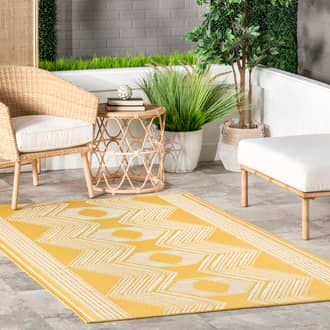 Iris Totem Indoor/Outdoor Flatweave Rug secondary image