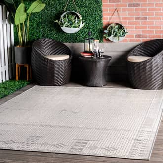 9' 6" x 12' Tribal Indoor/Outdoor Flatweave Rug secondary image