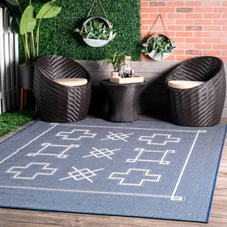 Simple Heraldry Indoor/Outdoor Flatweave Rug secondary image