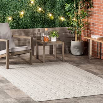Tribal Striped Indoor/Outdoor Rug secondary image