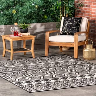 Striped Banded Indoor/Outdoor Rug secondary image